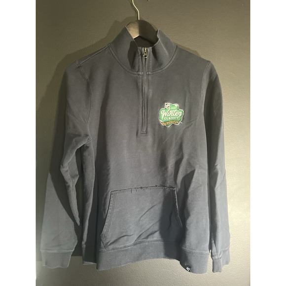 Knights Apparel Other - Notre Dame Winter Classic Sweater Men's LRG Blue 1/4 Zip